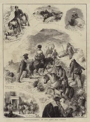 Bergsteigen, auf und ab Ben Lomond